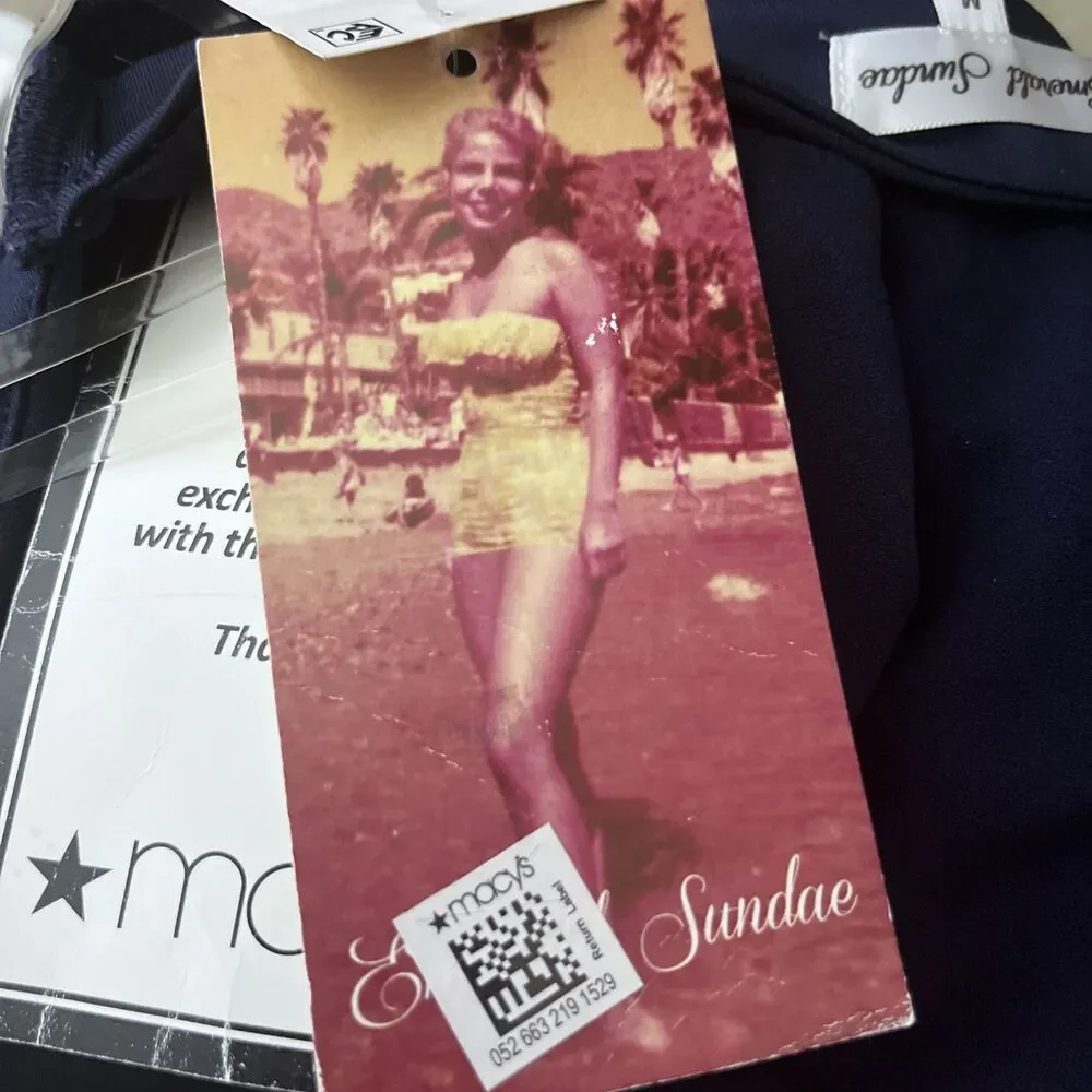 Emerald Sundae Juniors M Slim Social Navy Blue Bodycon Dress Prom Guest wedding